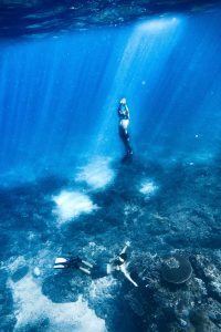 Meditative effect of scuba diving