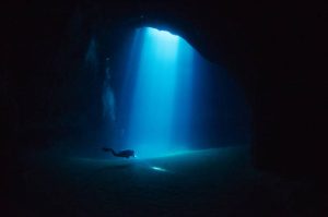Cave diving site in Australia