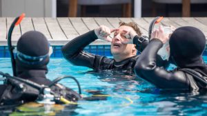 A great scuba instructor is the one who talk alot