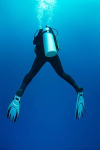 Scuba diving motivates healthy living
